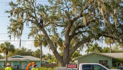 Professional tree removal service in New Port Richey FL by certified arborists at newportricheytreeservice.com