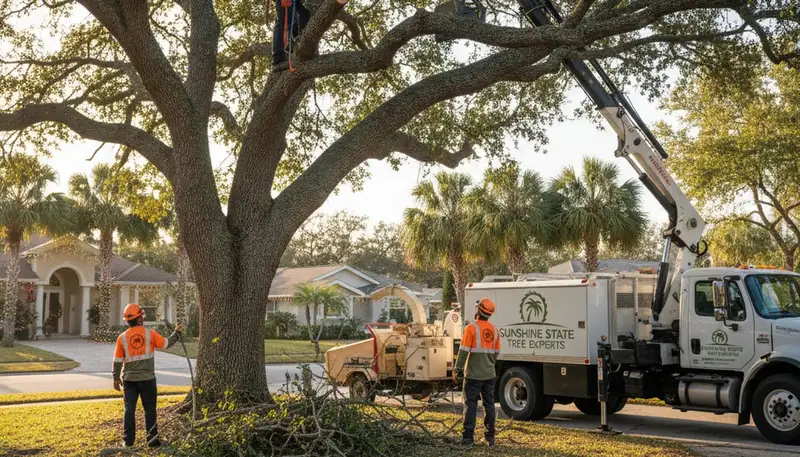 Professional tree removal service in New Port Richey FL by certified arborists