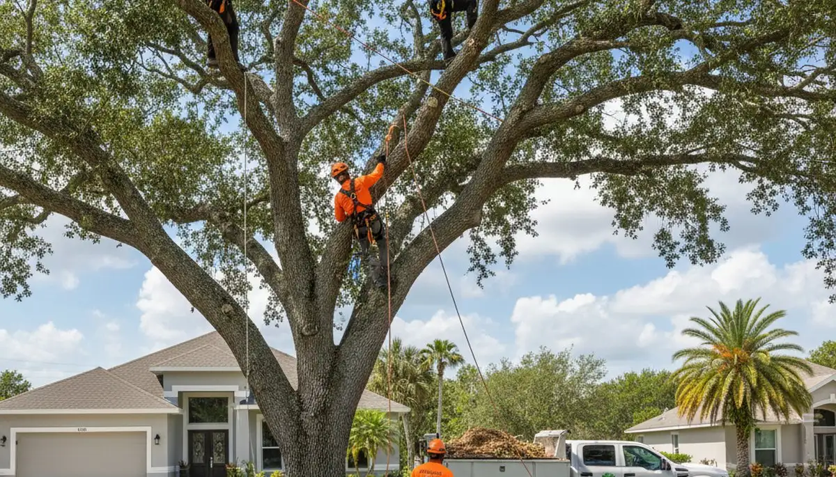 Professional tree removal service in New Port Richey FL by certified arborists